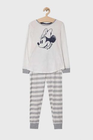 Gyermek pamut hosszú pizsama Minnie képpel