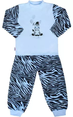 Baba pamut pizsama Új baba zebra léggömbökkel