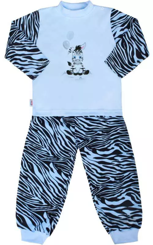 Baba pamut pizsama Új baba zebra léggömbökkel