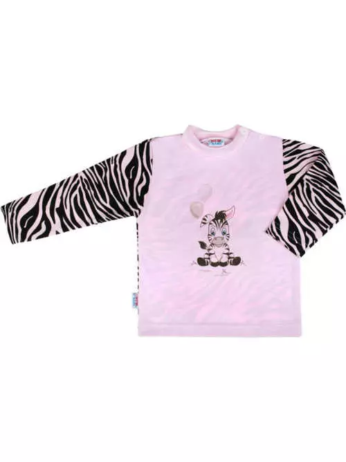 Gyermek pamut pizsama zebrával