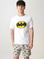 Kényelmes férfi rövid stílusos pizsama Sinsay Batman