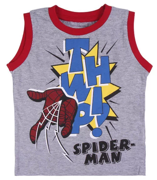 Fiúk Spiderman ujjatlan pizsama