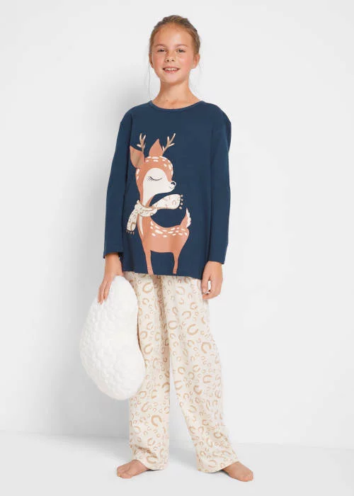 Gyermek hosszú lány pizsama Disney bio pamutból