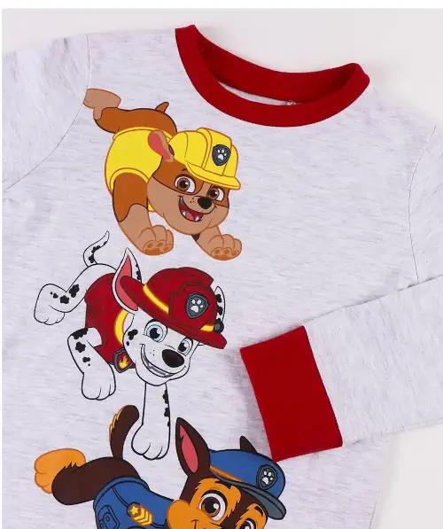 Pizsamák a Paw patrol őrjárat kedvenc kutyáival